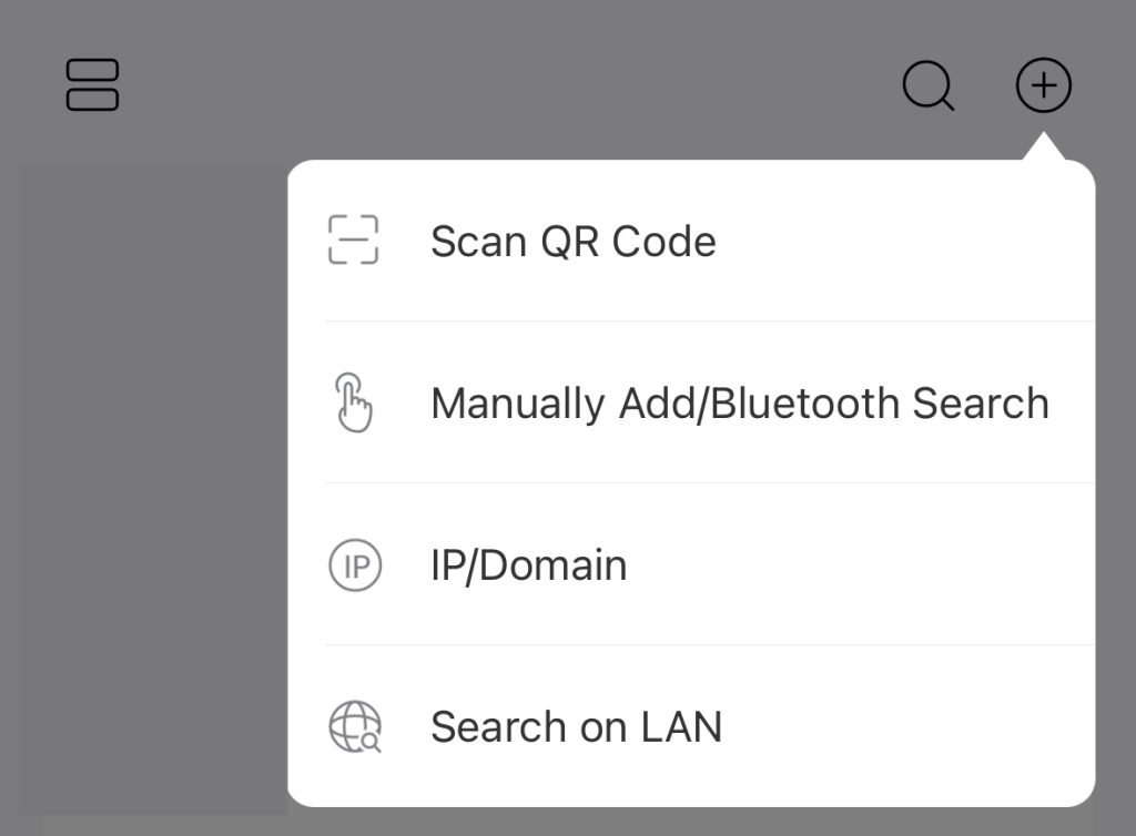 Add New Device in DMSS App